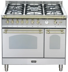 Modern gas stoves for the kitchen with oven photo