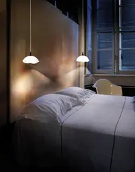 Bedside lamps for bedroom interior