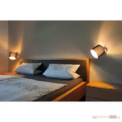 Bedside lamps for bedroom interior