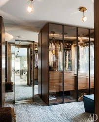 Hallway Interior With Sliding Doors