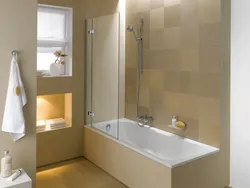 Bathtub design with one faucet