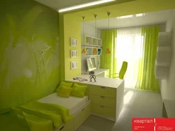 Bedroom design with a child in Khrushchev