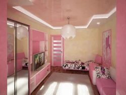 Bedroom design with a child in Khrushchev