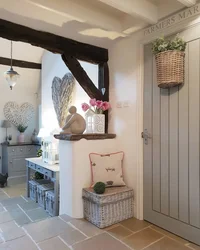 Interior of the hallway of a village house