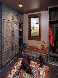 Interior of the hallway of a village house