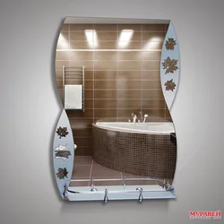 Photo of a bathtub with a mirror