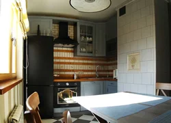 Kitchen design in p44t one-room