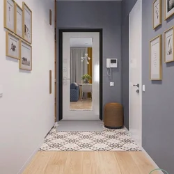 Apartment hallway design entrance door