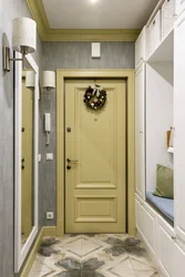 Apartment hallway design entrance door