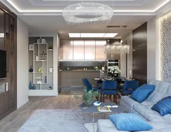 Kitchen Niche In The Living Room Design Photo