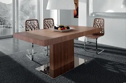 Photo of kitchen tables in a modern style