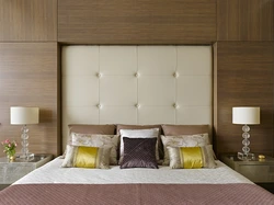 Soft walls in the bedroom interior