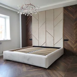 Bedroom design with soft wall panel