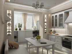 Design project for a living room kitchen with no window