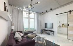 Интерьер гостиной 32 кв м