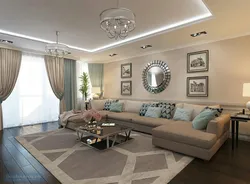 Living room interior 32 sq m