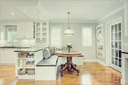 Kitchen Design With Drawers By The Window