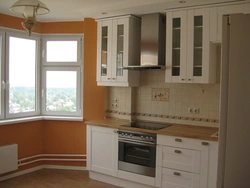 Kitchen design in houses p44t with bay window design