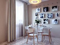 Mətbəx daxili fotoşəkildə boş divar