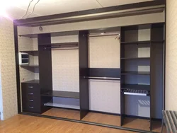Built-In Wardrobes In The Living Room Photo Inside