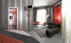 Techno bedroom design