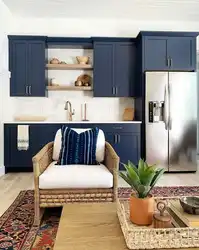 Дызайн студыі сіняя кухня