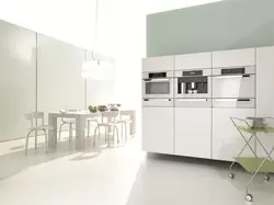 Белая Бытовая Техника В Интерьере Кухни