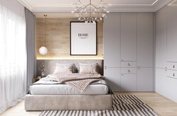 Bedroom interior apartment closet