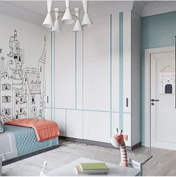 Wardrobe design for boy's bedroom