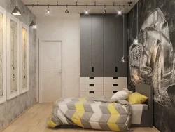 Wardrobe design for boy's bedroom