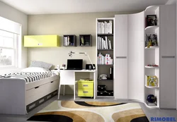 Wardrobe design for boy's bedroom
