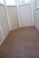 Дызайн падлог на лоджыі фота