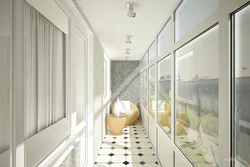 Loggia döşəmə dizaynı fotoşəkili