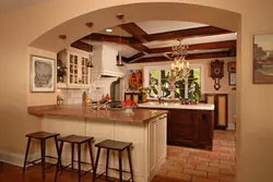 Interior kitchen doorway
