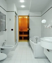 Bathroom Design In A House With A Sauna