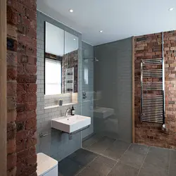 Loft in the bathroom photo Khrushchev