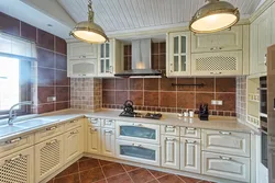Кухня З Кутамі І Выступамі Дызайн