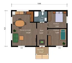 Two bedroom house design