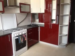 Kitchen design corner photo with pencil case
