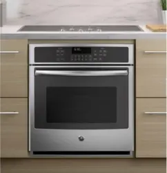 Built-in oven in the kitchen interior