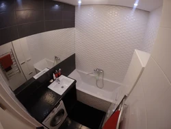 Havalandırma kanalı ilə vanna otağı dizaynı
