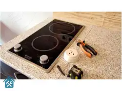 Photo of a kitchen with two burners