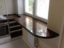 Kitchens with a window if the window is below the countertop photo