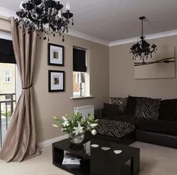Combination Of Coffee Colors In The Living Room Interior