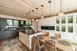 Kitchen design laminated timber