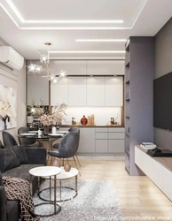 Peak kitchen living room interior