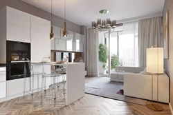 Peak kitchen living room interior