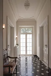 Hallway with window interior design