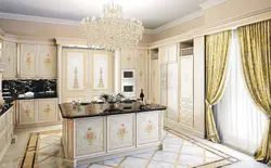 Королевский интерьер кухня фото