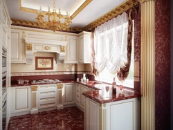 Королевский интерьер кухня фото